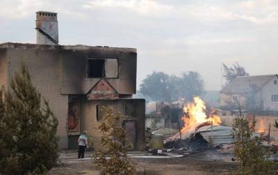 Пожары на Луганщине: число пострадавших возросло