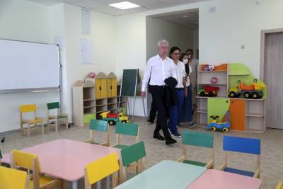 Собянин осмотрел новый детский сад на северо-западе столицы