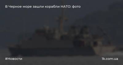 В Черное море зашли корабли НАТО: фото