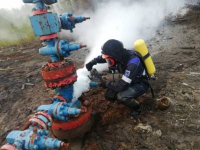 Открытый газовый фонтан ликвидировали в Коми