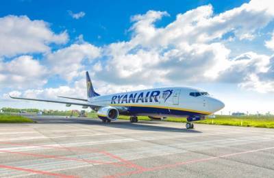 Ryanair осенью начнет увеличивать количество маршрутов из Украины в Италию