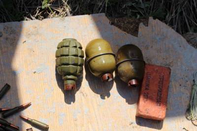 Очередной украинский военный пытался продать гранаты и тротил