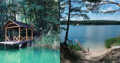 Уикенд на Голубых озерах: купание в лазуной воде и отдых среди сосен