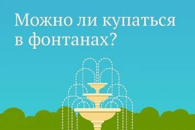 Жителям Подмосковья разъяснили, почему купаться в фонтанах опасно