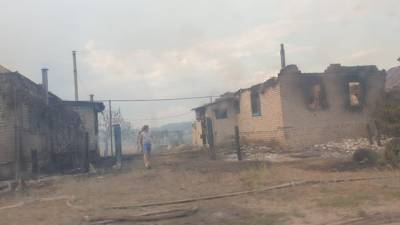 Полиция назвала причину пожара на Луганщине
