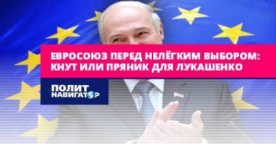 Евросоюз перед нелёгким выбором: Кнут или пряник для Лукашенко