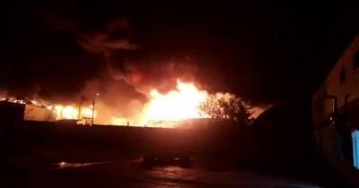 Крупный пожар на нефтебазе в Татарстане потушен силами МЧС