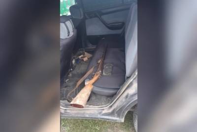 Житель Бурятии нашел ружье с патронами и возил его в машине