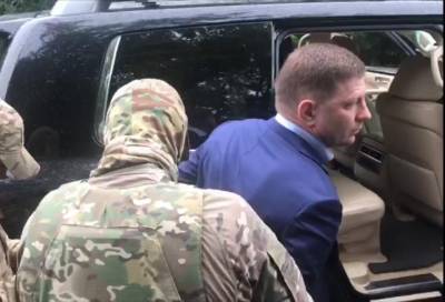 В отношении хабаровского губернатора Сергея Фургала возбуждено уголовное дело - он задержан