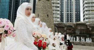 Запрет на свадебные торжества отменен в Чечне