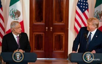 Трамп впервые встретился с президентом Мексики