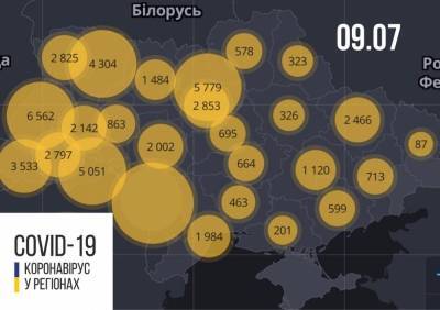 В Украине за сутки от COVID-19 умерли десятки человек: статистика Минздрава на 9 июля
