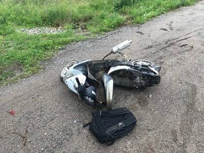 В Смоленской области в ДТП со скутером пострадали два человека