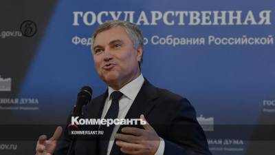 Володин предложил проверить международные договоры РФ на соответствие Конституции