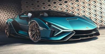 Lamborghini официально представила гибридный родстер Sian