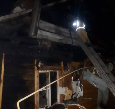 Из-за грозы в Дзержинске сгорел жилой дом