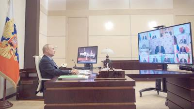 Путин обсудит нацпроекты на встрече с правительством