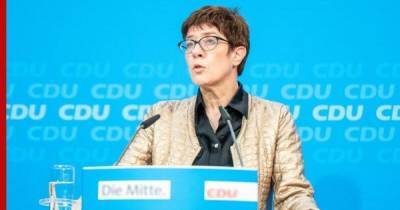 Аннегрет Крамп-Карренбауэр - Глава Минобороны Германии ответила на критику «Северного потока – 2» - profile.ru - Россия - Украина - Германия - Польша