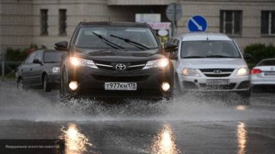 Сильный ливень затопил улицы Новосибирска
