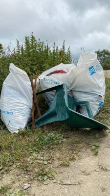110 мешков мусора собрали сахалинцы на берегу озера Хвалисекого