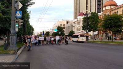 Несанкционированный митинг в поддержку арестованного Фургала прошел в Хабаровске