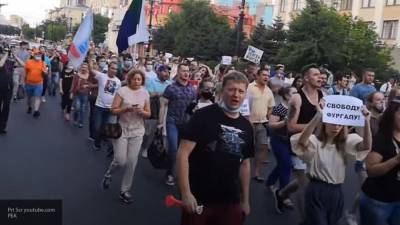 Несанкционированная акция в Хабаровске собрала всего 3 тысячи жителей города