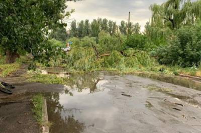 Под Донецком ураган разрушил крышу больницы и обесточил целый поселок: фото и видео непогоды