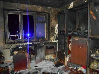 В Оршанском районе мужчина, спасаясь от пожара, выпрыгнул из окна