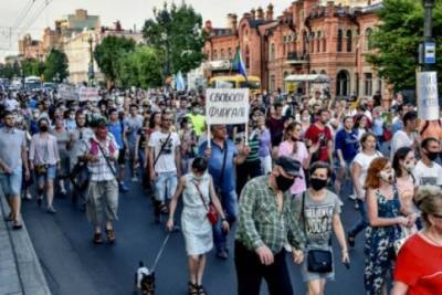 В Хабаровске прошли новые митинги в поддержку Фургала