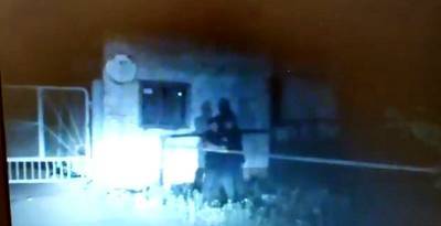 Аваков опубликовал видео ликвидации «полтавского террориста» снайпером и момент взрыва