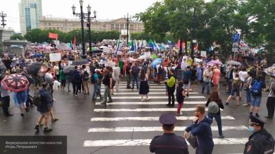 Участник незаконного митинга в Хабаровске приехал на него из Биробиджана