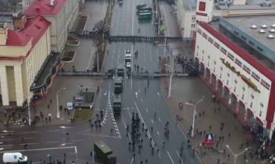 Белорусские власти оставят милицейские кордоны в центре Минска до вторника