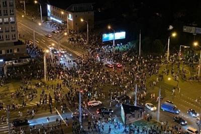 МВД Белоруссии заявило о контроле ситуации с протестами в Минске