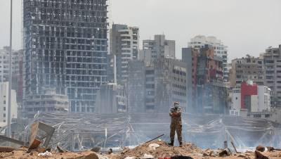 Российские спасатели извлекли из-под завалов в Бейруте восемь погибших