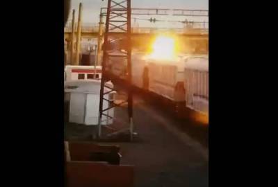 В Воронежской области 17-летнего юношу ударило током на крыше грузового поезда
