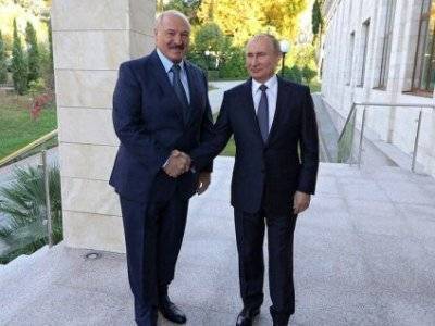Путин поздравил Лукашенко с победой на президентских выборах Беларуси