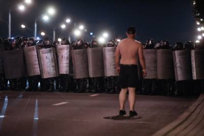 МВД: в ходе протестов в Белоруссии пострадали более 90 человек