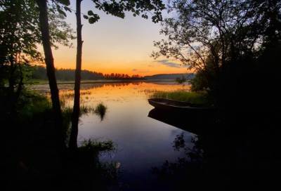 Краски летнего заката: петербурженка поделилась ярким снимком из Выборга