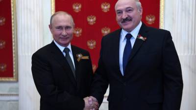 «Это отвечает коренным интересам братских народов»: Путин отправил поздравление Лукашенко