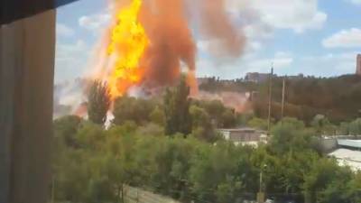 Семеро пожарных пострадали при взрыве в Волгограде. ЧП