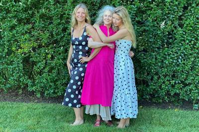 Три поколения: Гвинет Пэлтроу поделилась редким снимком с мамой и дочерью