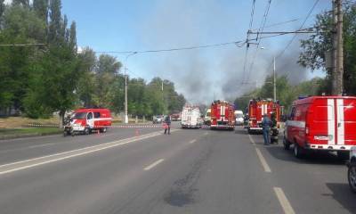 В Волгограде взрыв разнес газовую АЗС. Горожане сняли его на видео