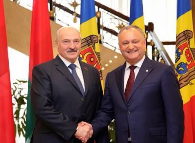 Президент Молдавии поздравил Лукашенко с победой на выборах