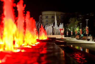 На две недели в Воронеже отключили фонтан на площади Победы