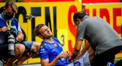 Наложили швы: футболист сборной Украины травмировал пенис во время матча в Бельгии (фото)