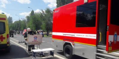 Взрыв цистерны с газом в Волгограде попал на видео