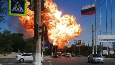 Площадь пожара на АЗС в Волгограде составила 1000 квадратных метров