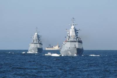Российские корабли отработали противолодочные задачи в Балтийском море