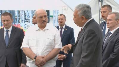 А. Лукашенко ознакомился с реализацией инвестпроекта высокотехнологичного агропроизводства
