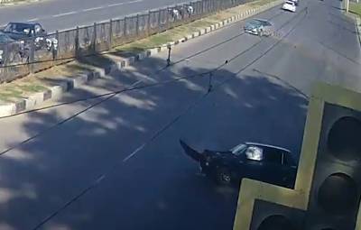 Очередное ДТП на Московском шоссе попало на видео